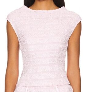 NWT Lioness Uno Tie Top in Blush